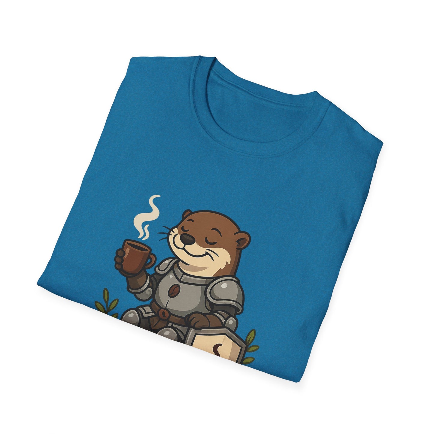 Otter Knight T-Shirt - Coffee Lover Design