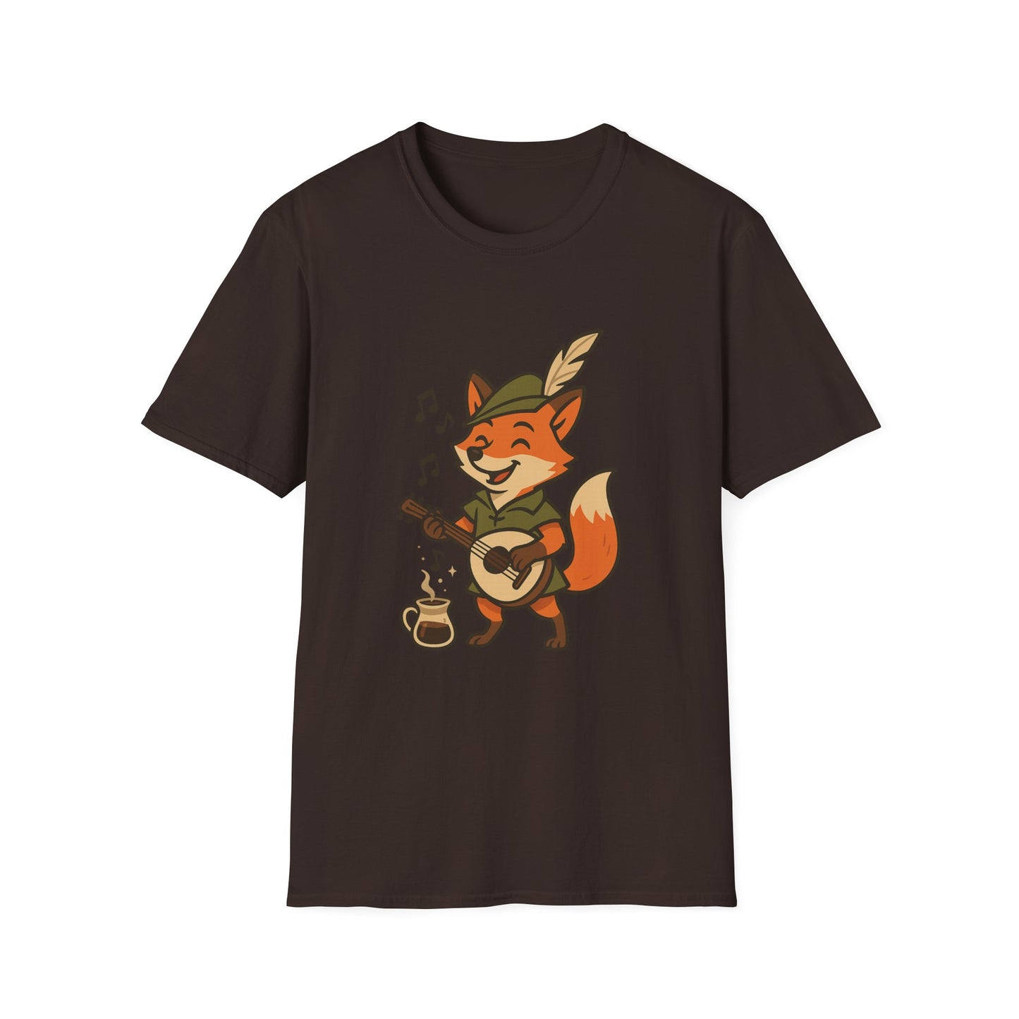 Fox Bard Singing Coffee Unisex T-Shirt