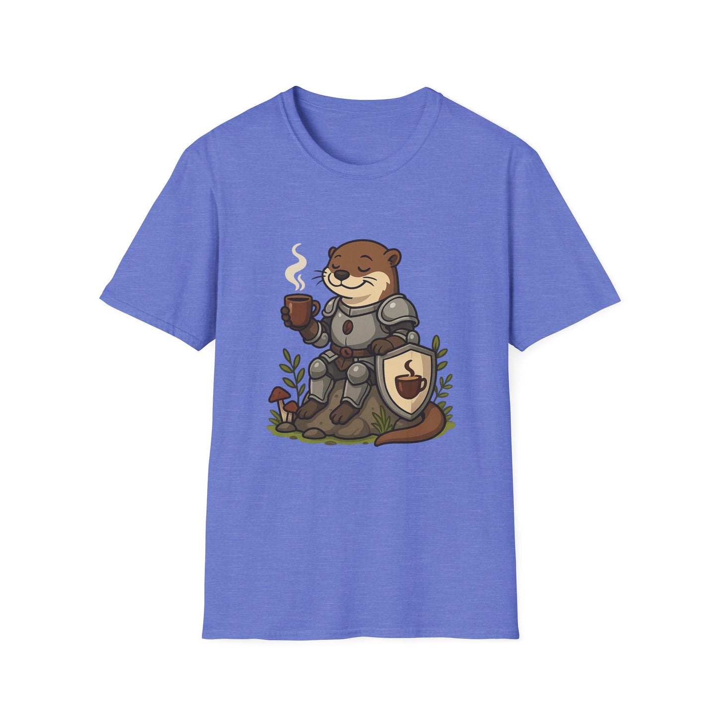 Otter Knight T-Shirt - Coffee Lover Design