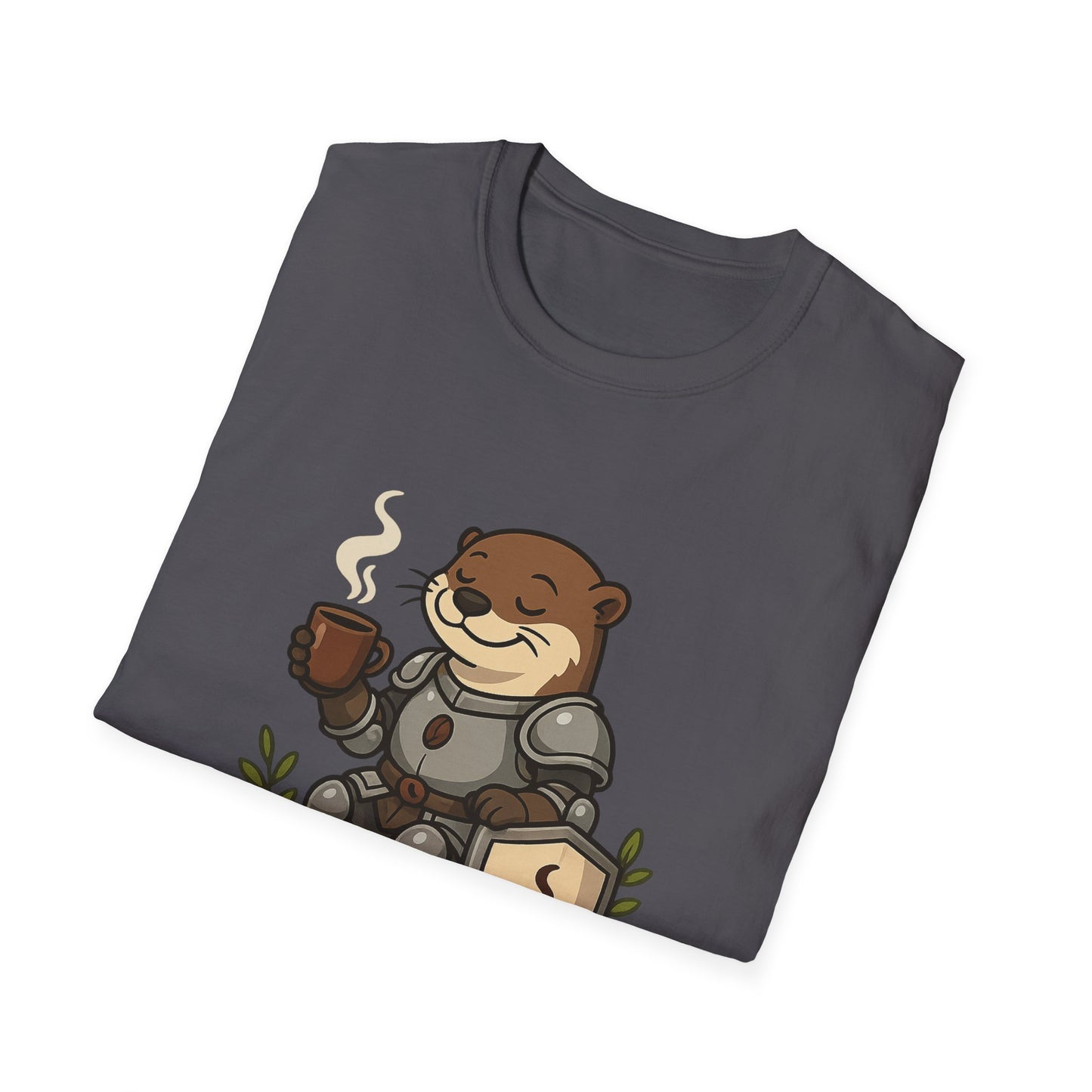 Otter Knight T-Shirt - Coffee Lover Design