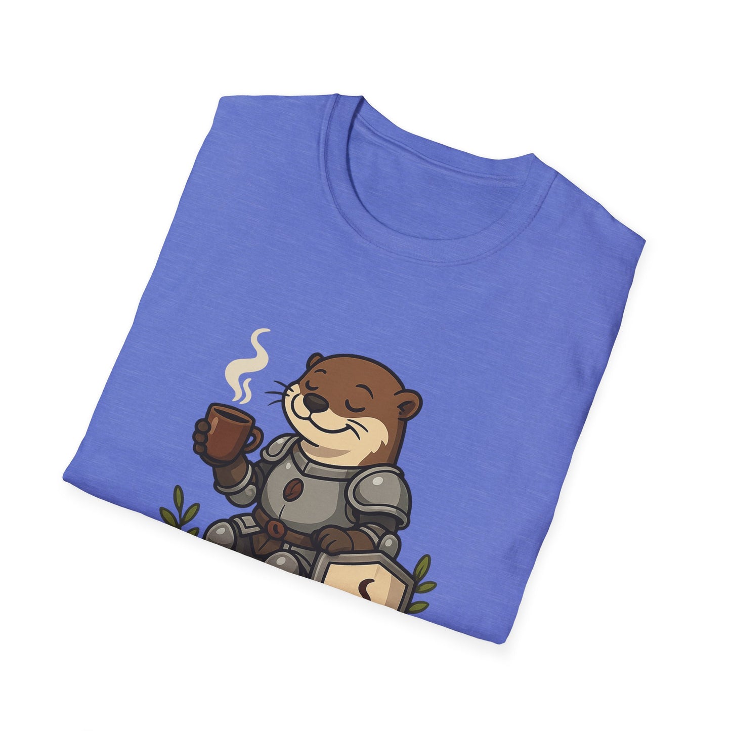 Otter Knight T-Shirt - Coffee Lover Design