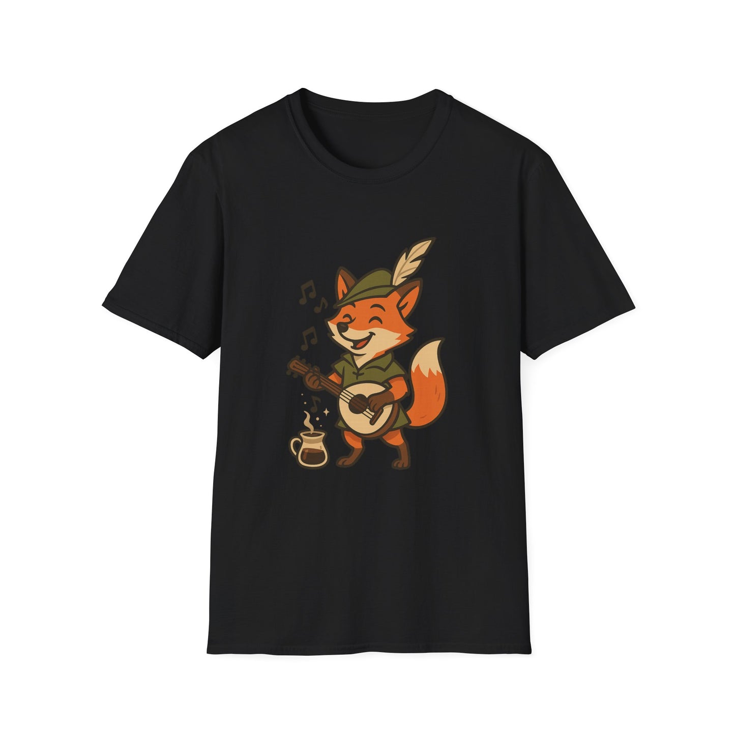 Fox Bard Singing Coffee Unisex T-Shirt