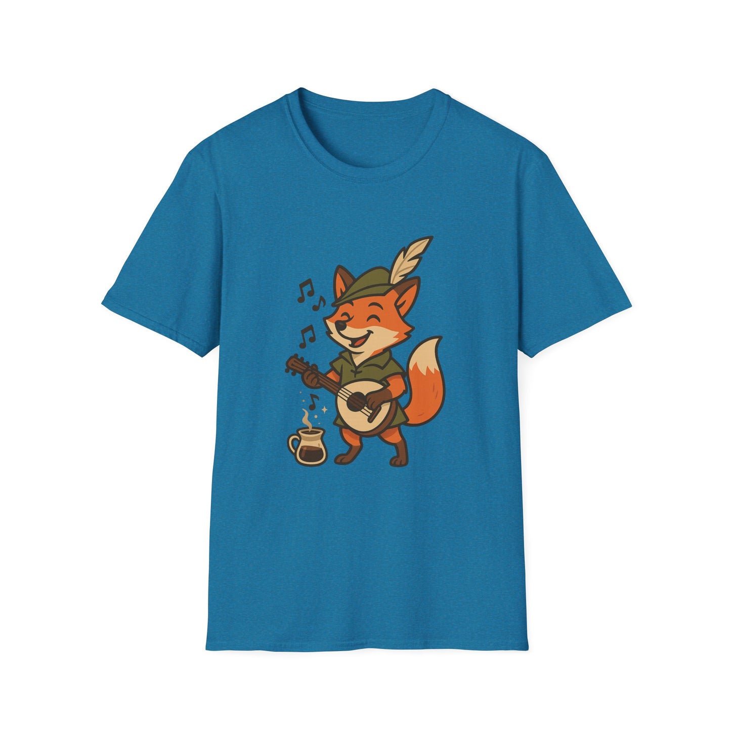 Fox Bard Singing Coffee Unisex T-Shirt