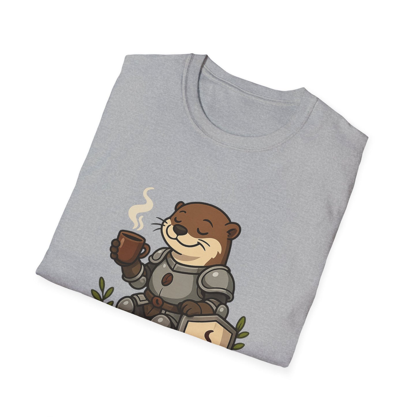 Otter Knight T-Shirt - Coffee Lover Design